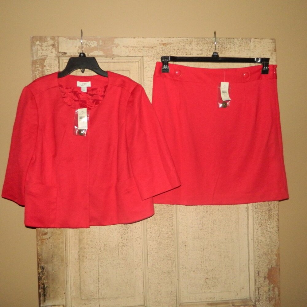 Ann Taylor LOFT 2 pc Career Skirt Set Size 12 (T-13)
